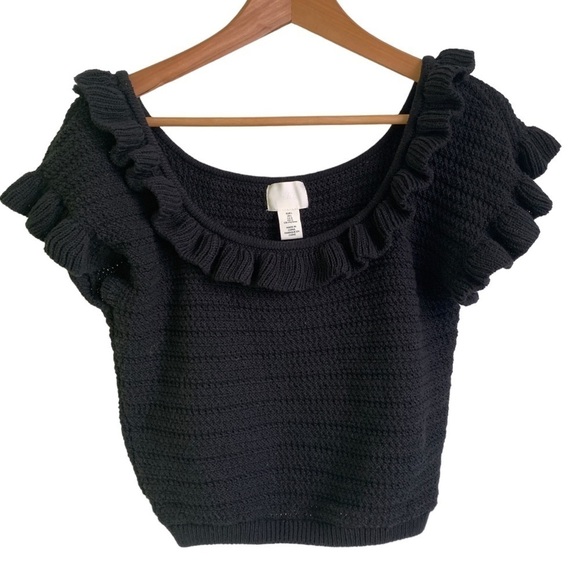 H&M Crochet Knit Crop Top - Picture 2 of 11
